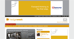 Desktop Screenshot of hedgeweek.com