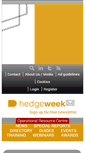 Mobile Screenshot of hedgeweek.com