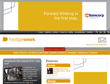 Tablet Screenshot of hedgeweek.com